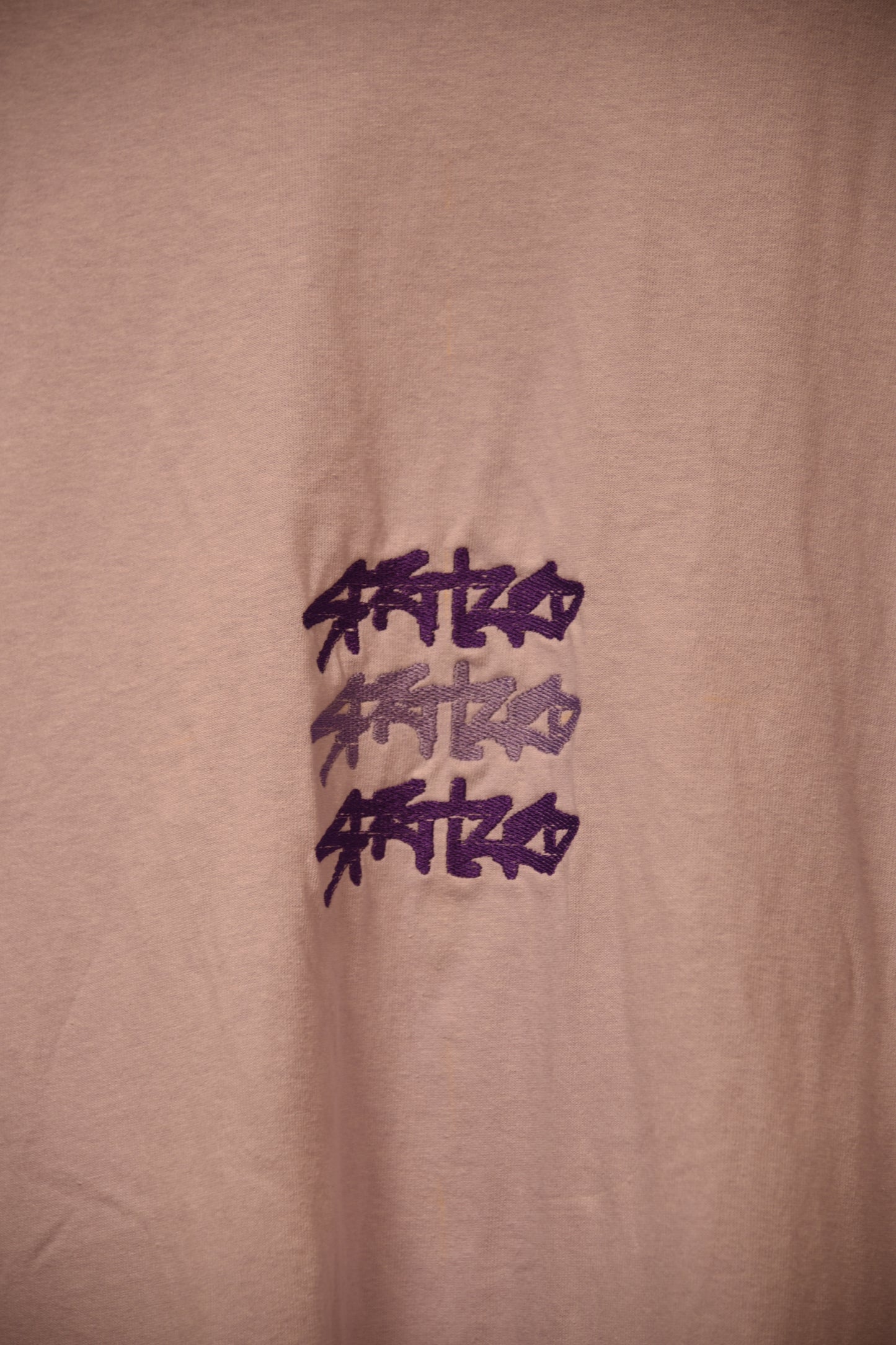 TRIPLE EMBROIDER TEE PURPLE